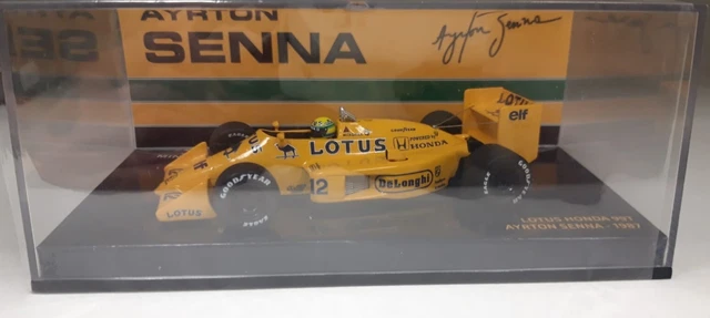Minichamps 1/43 Lotus Renault 99T 1987 - Ayrton Senna - 15 Years F1 Edition