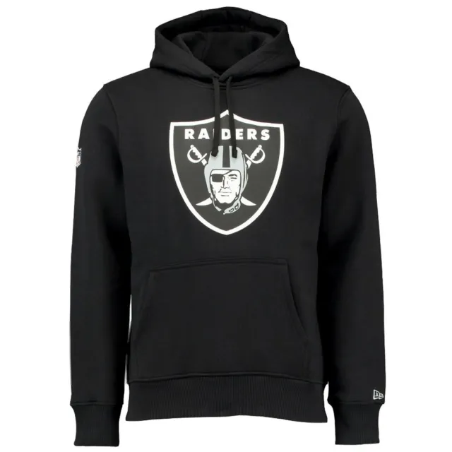 New Era Kapuzenpullover NFL Team Logo PO Hoodie Oakland Raiders, Felpa Uomo, Bl