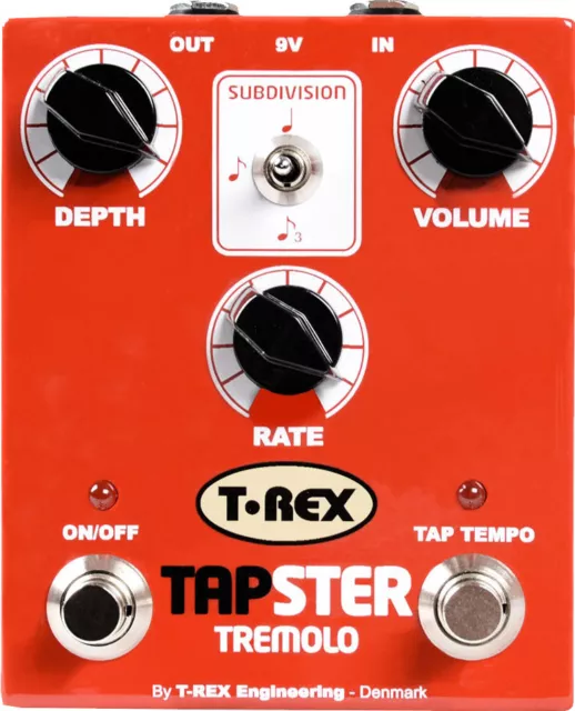 Pédale d'Effet T-REX Tapster Tremolo 2