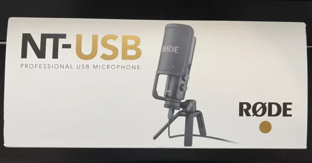 Rode NT- USB Professional Condenser Desktop USB Microphone Pop Filter & Stand