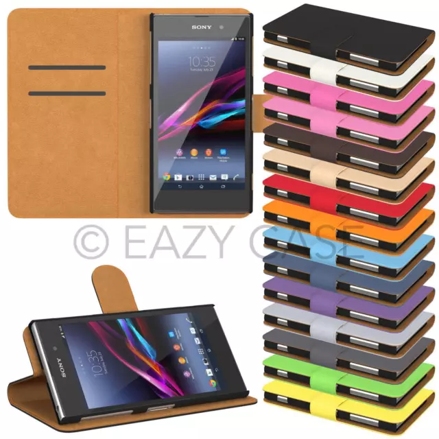 Housse de Protection pour Sony Xperia Étui Portable Coque Rabattable Livre