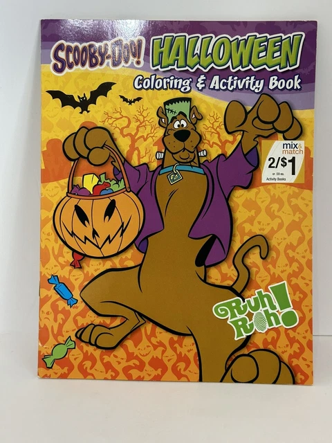 SCOOBY-DOO HALLOWEEN JUMBO Coloring & Activity Book £6.28 - PicClick UK