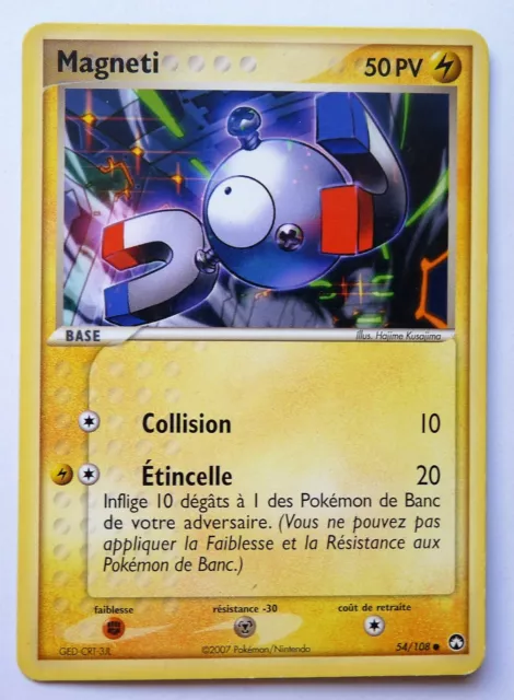 Carte Pokémon France Magneti 54/108 - 2007 EX Gardiens du pouvoir tbe