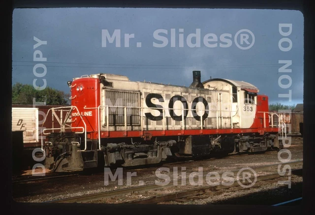 Duplicate Slide SOO Line  Red/White Paint ALCO RS1 353