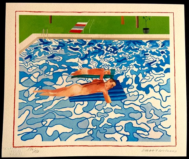 David Hockney Lithographie 1997