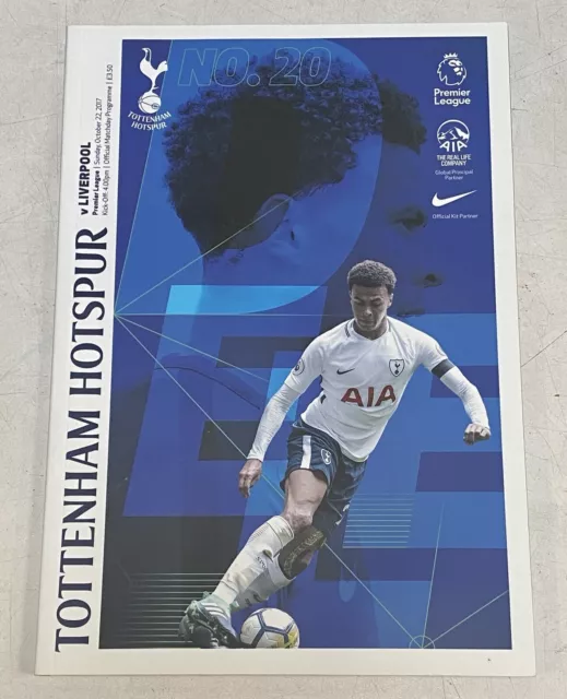 Tottenham Hotspur V Liverpool 22/10/2017 Premier League Matchday Programme Spurs