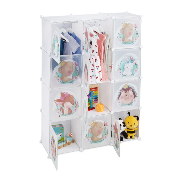 Étagère modulable enfants 10 cubes