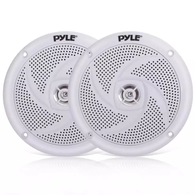 Pyle In-Dash Marine Stereo, 4x 4" Speakers, 400 Watt Amp, Antenna, Radio Cover 3