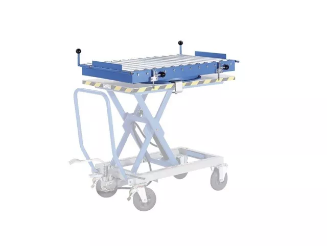 Convoyeur à rouleaux pour table élévatrice EUROKRAFTpro