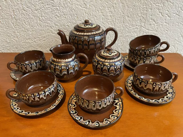 DDR Keramik Porzellan Kaffeeservice Teeservice 5 Personen