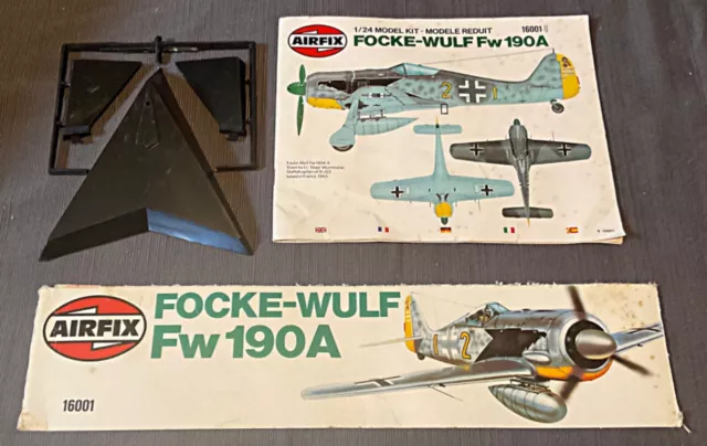 Airfix Focke Wulf Fw190A/F 1/24 Model Kit #16001 Series 16
