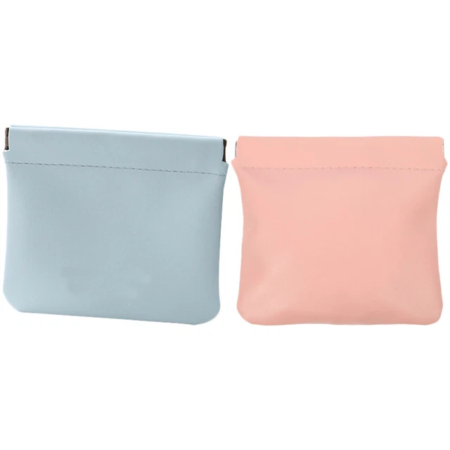 2 pièces Portable Support de rouge à lèvres Pochette à monnaie
