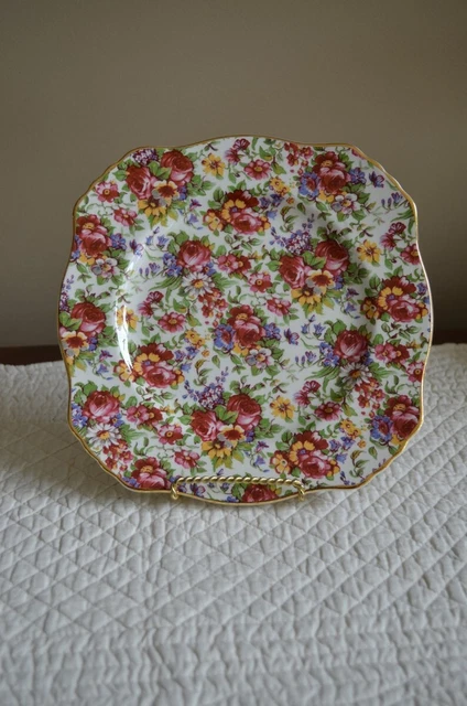 Royal Winton 1995 Grimwades LTD Summertime Made in England 10 7/8"  Dinner Plate