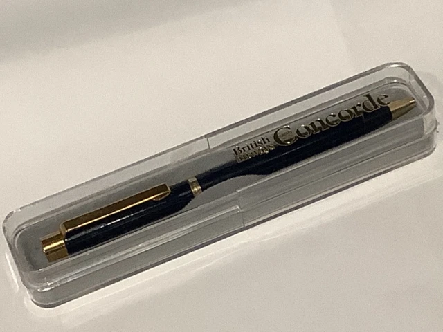 BRITISH AIRWAYS CONCORDE - pen by Taylor - Crown in C logo + box ...