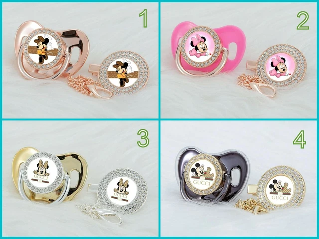 Chupete chupete bebé para regalar artículos de bebé para niños niños conjunto motivos