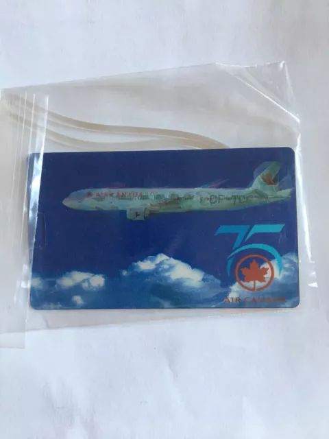Air Canada Airways Airline Luggage Tag 75 Years Brand New