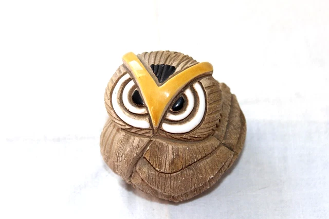 Artesania Rinconada De Rosa Uruguay Barn Owl figurine signed Artesania Rinconada De Rosa Uruguay Barn Owl figurine signed