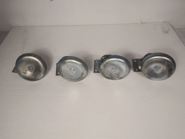 Set of 4 Vintage Casters for Automobile Creeper Wheels Rollers New Old Stock