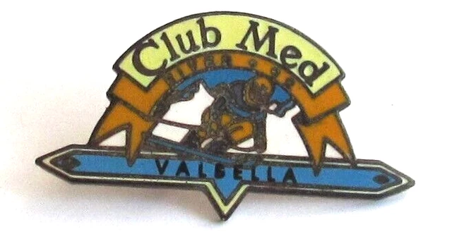 Pin's CLUB MED MAILLOT TRIDENT ORANGE Signé Arthus Bertrand
