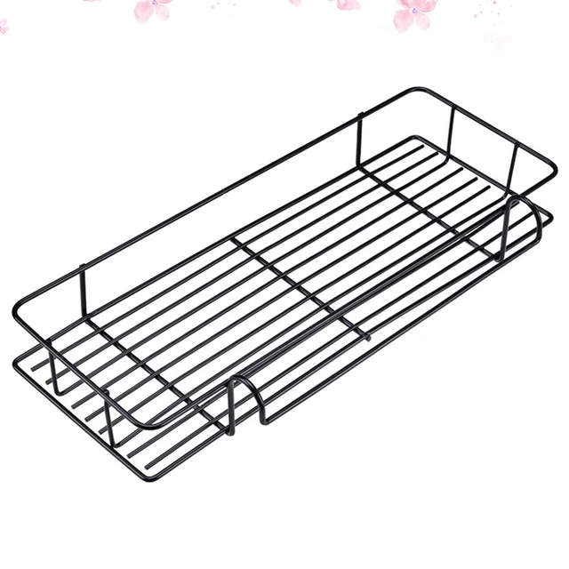 1 pieza Colgante Alambre Cesta Hierro Almacenamiento Cesta De Soporte Cesta Montar en Pared