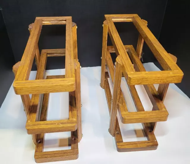 Singer Treadle Sewing Machine Two Cabinet Drawer Frames Only Antique