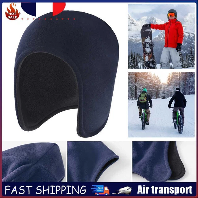 Unisex Cycling Thermal Cap Ear Guard Headgear Coldproof Equipment (Navy Blue)