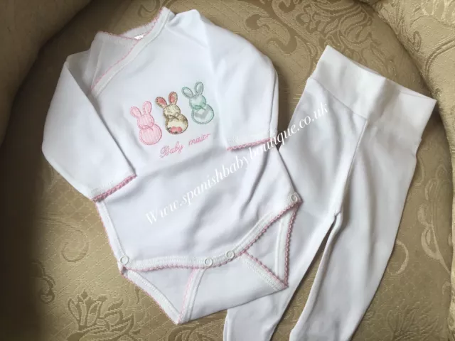 Baby Girls outfit set 0-1-3-6 months romany Bunny spanish