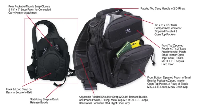 Rothco Compact Tactisling Shoulder Bag  # 25510