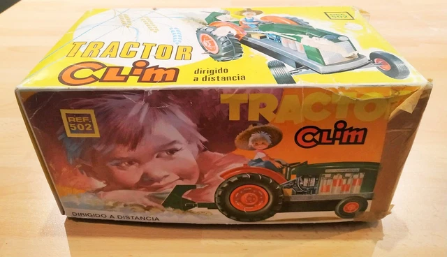 Vieux Tracteur Pelleteuse Yumbo - Jouet Mécanique En Tôle - Années 80 ?