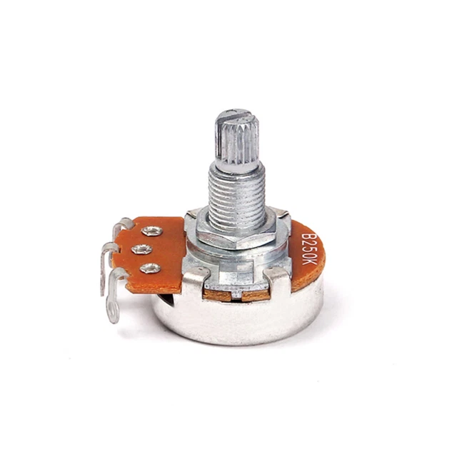 Potentiomètre Rotatif MN25K 25K Ohms - Linéaire Conique - À Souder - Pour Audio/électronique - Neuf