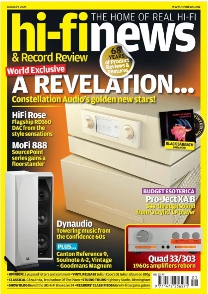 HI - FI News (UK) Magazine Issue Vol.70 No.1, Jan 2025/ A REVELATION ...