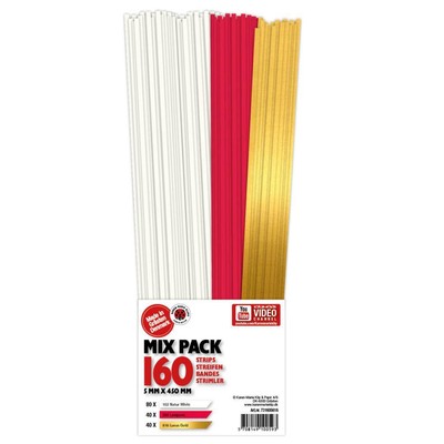 06 Akozon 600 pz Quilling Carta Set Arte in 6 Colori 390mm di Lunghezza e 3mm di Larghezza Quilling Paper Quilling Strisce 