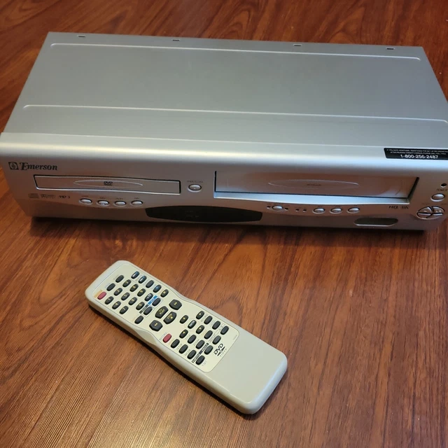 EMERSON DVD VCR VHS Combo Player Recorder EWD2203 W/ Remote Tested and