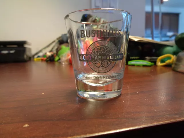 BUSHMILLS  400th Anniversary Shot Glass