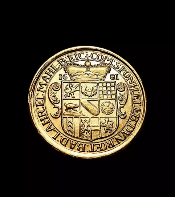 Germany coin 1681, Commemorative - Gold Plated coin