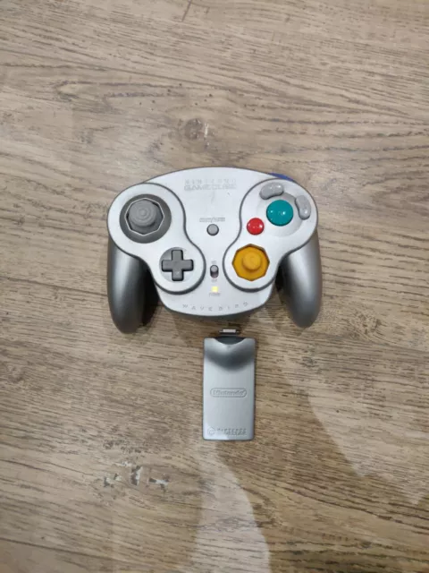 Manette WaveBird Controller Gamecube Manette Sans fil Nintendo Officiel Silver