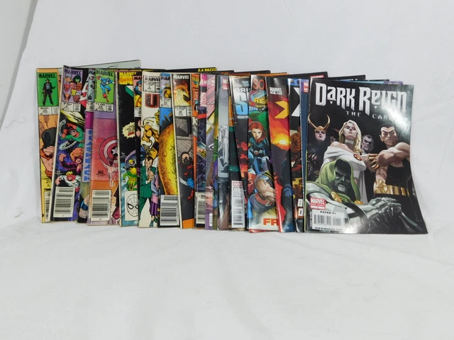 21 Marvel Comic books Lot 11 from 1980s, 10 from 2009 - 2011 Thor Avengers X-Men