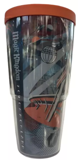 Disney Parks WDW Magic Kingdom Tomorrowland Tumbler With Lid New With Tag