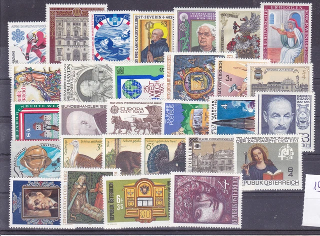 Österreich  Lot aus dem Jahr 1982 postfrisch siehe  Scan