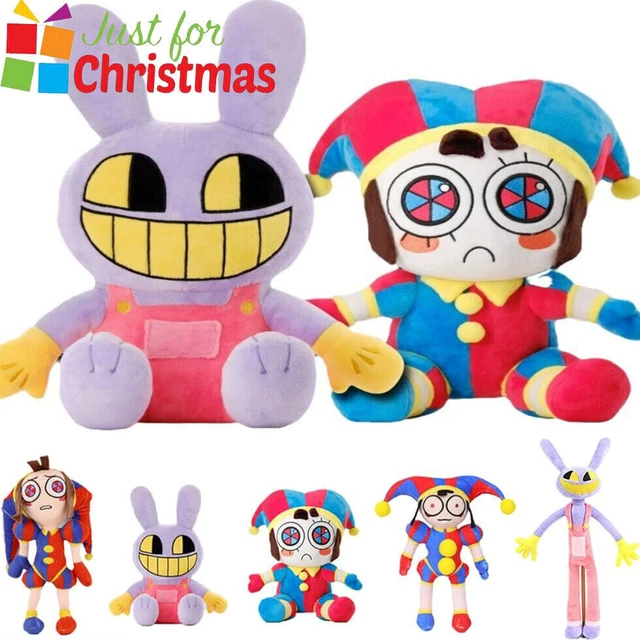 THE AMAZING DIGITAL Circus Pomni Jax Stuffed Plush Doll Cute Toys Kids