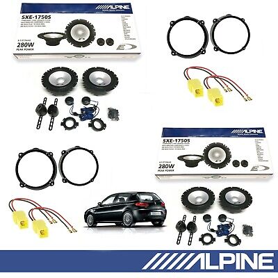 Alpine Alpine SXE1750S+SXE1750S Haut Parleur Haut-Parleurs Avant Post pour Alpha 