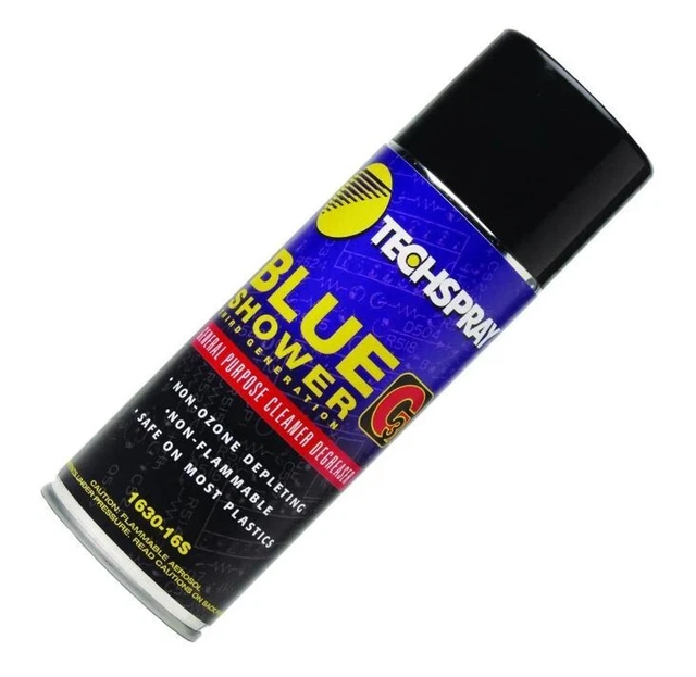 Techspray 1630-16S Chemicals G3 Blu Shower Degres 16 oz aerosol - Free Shipping