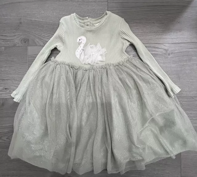 Next Girls Swan Tutu Party Dress 2-3years