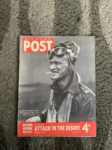 Picture Post November 14 1942 Pilot Officer Rommel Fieseler Storch ARP Blitz WW2