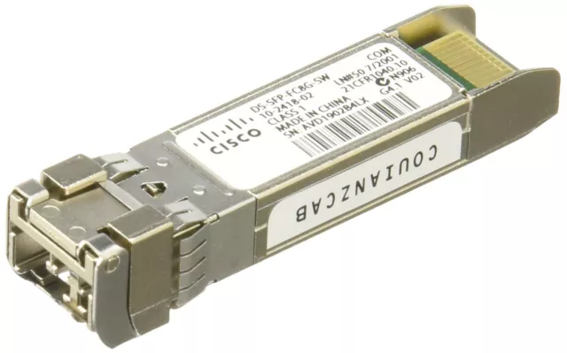 Cisco Modulo SFP DS-SFP-FC8G-SW 8 Gbps 10-2418-01 GBIC Fibre Channel SFP 1000