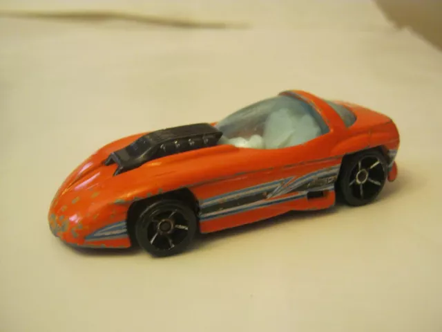 Hot Wheels Orange Sports Car, Unknown Make Or Model, Fair (012-11)