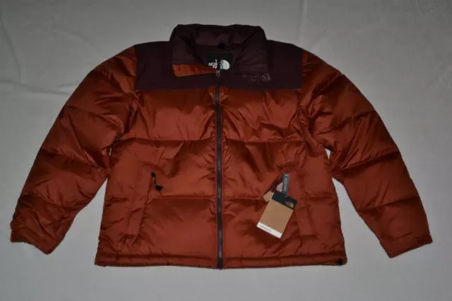 Autentico THE NORTH FACE UOMO Eco Nuptse Giacca Brandy Radice Marrone All Taglie