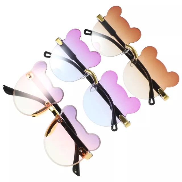 3 Pcs Petite Fille Lunettes De Soleil Personnalisées Drôles Nouveauté