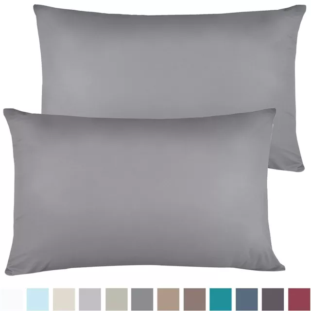 1200 SERIES PILLOWCASES - 2 Pillow Cases Per Set. King Size Standard Size - SALE