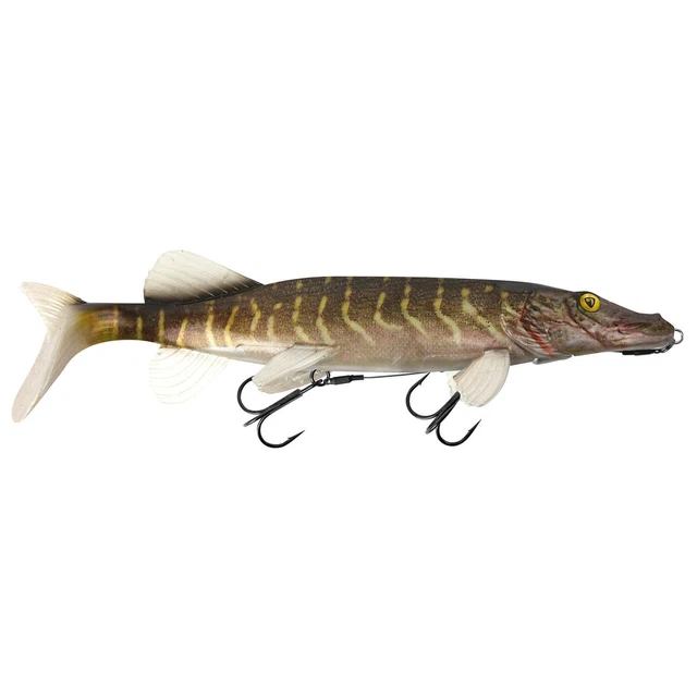 Fox Rage Shallow Pike Replicant Rubber Fish Sn Artificial Lure Asp Wels Catfish